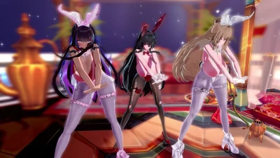 solarhandlight - topless.ver 続バニー大鳳・ライオン・クレオパトラで「Hai Phut Hon Dance」【MMD/アズールレーン】 - Free Hentai Manga, Doujinshi and Comics Online Reader | LewdVault.com