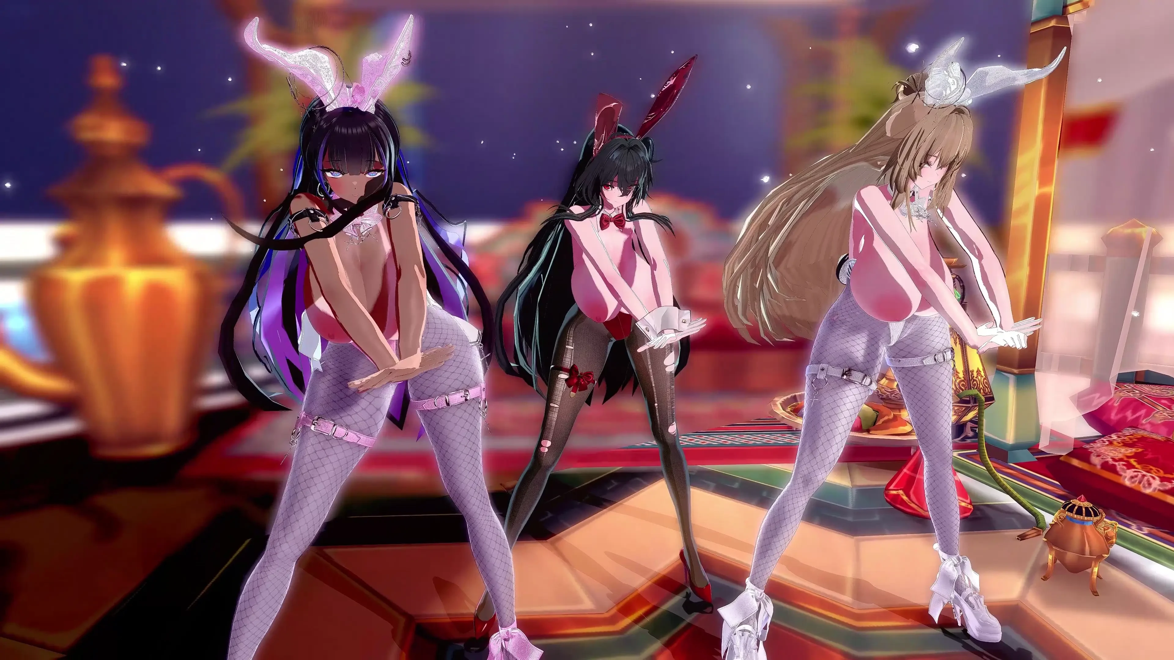 solarhandlight - topless.ver 続バニー大鳳・ライオン・クレオパトラで「Hai Phut Hon Dance」【MMD/アズールレーン】