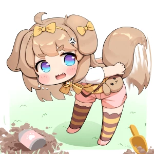 cedar - 【全体公開】しっぽが荒ぶるバターちゃん（健全）