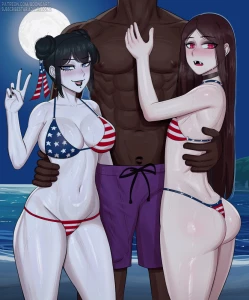 BDOneArt - Vampire Beach Night!