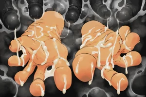 Salmo_baliki - Feet in an organic wall. Steamy, sweaty, tentacle dicks, cum alt