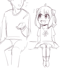 oversleeper - A-nya secretly Showing off 