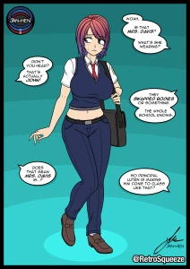 retrosqueeze - Body Swap - John and Sandra (Student Transfer) 