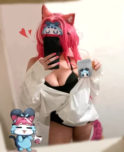 anyacchi - Morning Raora Cosplay 🩷🩵 [+ SPECIAL NSFW ART]