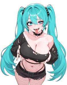 Moursho - goth miku comm