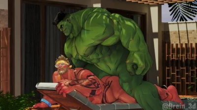 Brein_3d - Thor x Hulk - Animation - Free Hentai Manga, Doujinshi and Comics Online Reader | LewdVault.com