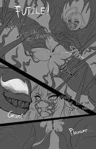 rikatsukybox - [Ongoing/ Sketch] Rias Symbiote Corruption p16 -24
