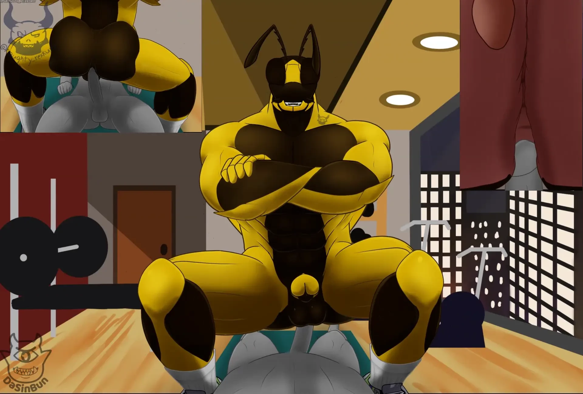 Naughty_RexKuro - Kaze(OC) Anon fucking part 3