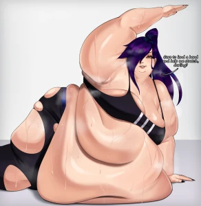 moist commissions - (EXCLUSIVE) Lady M Yoga (fat mode extreme vs)