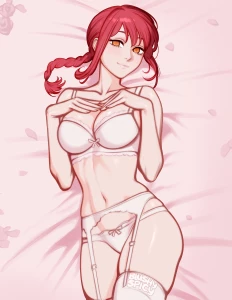 blushypixy - Makima lingerie scene 