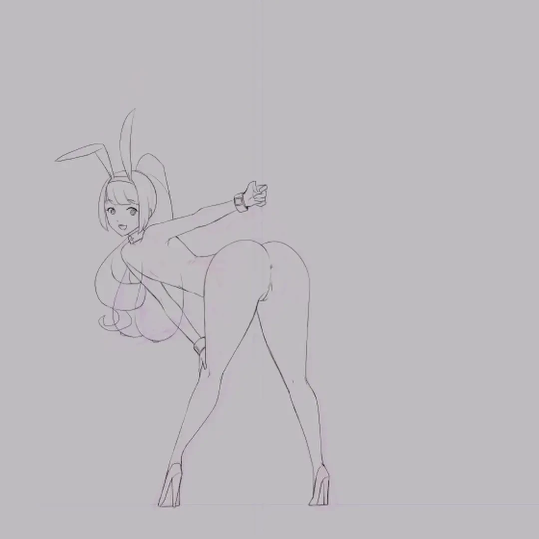 junkpuyo - April animation complete! I caught a wabbit! part 2