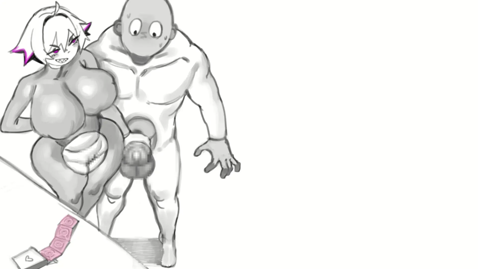 kelvinhiu - Violet nsfw sketch animation part 2