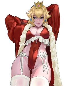 Vile Art - 12 Days of Christmas, Day 2, Princess Peach