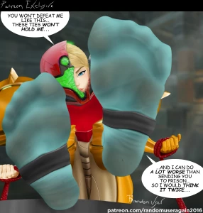 randomuseragain2016 - Samus Aran's sweaty feet and tickles (Metroid Prime 4 Beyond)