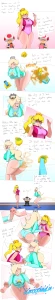 Lazei - Rosalina Overwhelming Peach with her Gassy Wrestling Request