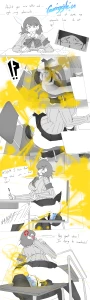 Lazei - Junpei being used as a Chair by Persona 3 Girls Commission