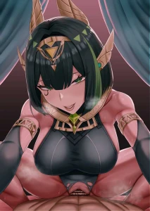 くみたマン - ネフェル騎乗位エッチ（射精、陰毛差分）