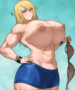batakoart - Samus Aran topless
