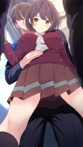 suteuka - 黒髪モブ子ちゃんの災難 R18イラスト