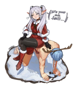 yablofap - Frieren Christmas version part 1