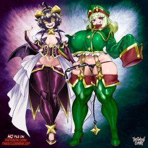 thegoldensmurf - Magia Baiser & Leopard (Gushing over Magical girls) - LQ jpg