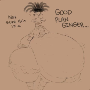 afraart - Mac the Scottish Chicken Sketch