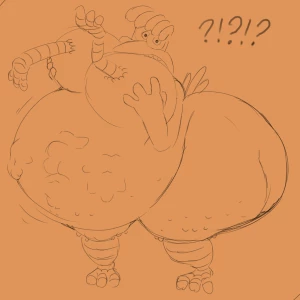 afraart -  Babs the Chicken Sketch