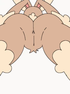 lilmoonie - lopunny sitting. wip