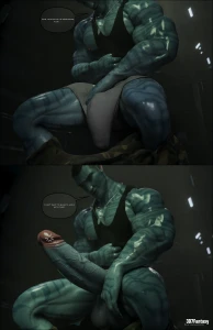 3D7fantasy - Colonel Miles worship his new body