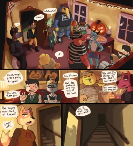 catnapstar - Rod x Roscoe Halloween Comic (Complete)