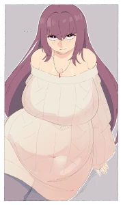 duharu - She wants you to take care of her food baby.
