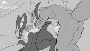 LaPatte - Gatr stuffed Noi - Animated Sketch