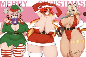 Cabbagebinn - Christmas Drawing (full res ver)