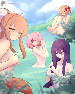 raiionart - Doki Doki Skinny Dip (January Poll)