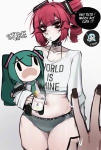 AceGlitch - Drew this when i was half asleep [ TETO ]