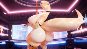 GuiMontage - Lily Snek Poledance comm