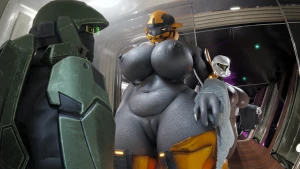 GuiMontage - Sangheili & UNSC Showers