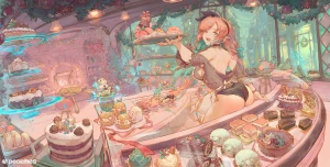 cutesexyrobutts - christmas Peachy, done for Peaches / Peachesfans