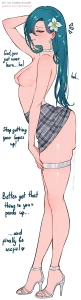 qiandaiyiyu - Rindai ass to the wall trend (+ nsfw version)