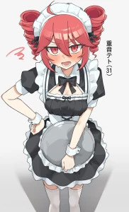 ぐるてん - メイド姿のテトさんと…