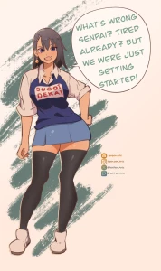 Pen-Pen Arts - Nagatoro + Uzaki fusion!