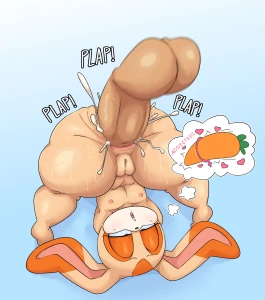 Razbunny - Cream finds a big carrot part 2