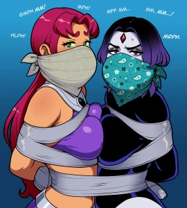 jamorbital - [Poll Winner] Starfire & Raven