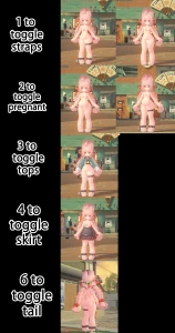 Tedom - Zhao nude mod toggle. (Thicker version)
