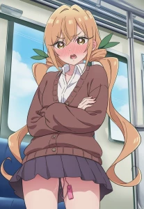 420k ryujin - Karane Inda on public transport