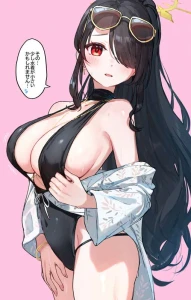 夜水 - 【R18】ヒナタ（ナギサ水着スタイル）