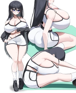 nicorima - おっぱい小さくするために運動する子