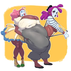 CuddleCoreNSFW - Mime Kamali and her well-endowed clown friend