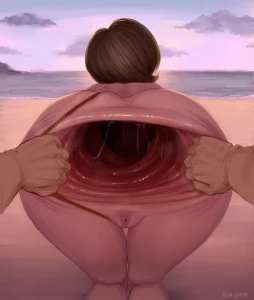 binibon - helen parr at the beach   